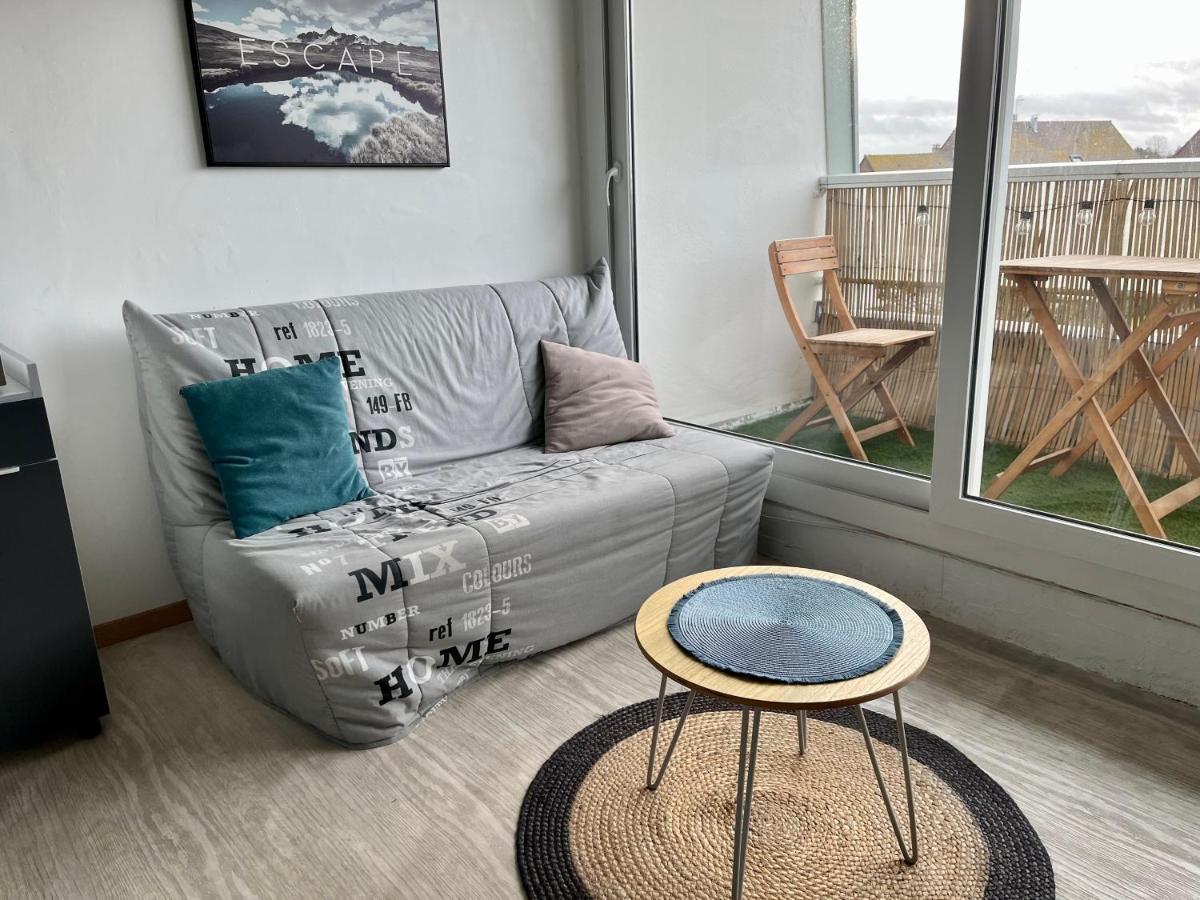 Appartement Studio avec chambre - Balcon et à 20m de la mer à Courseulles-sur-Mer Extérieur photo